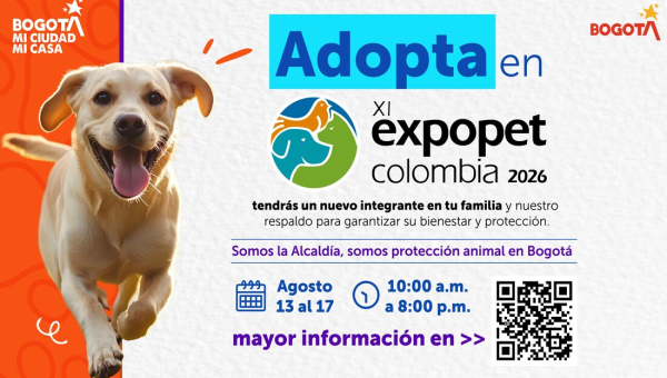 Bogotá, IDPYBA y ExpoPet 2026 listos para alcanzar la meta de lograr 101 adopciones y una agenda por el bienestar animal