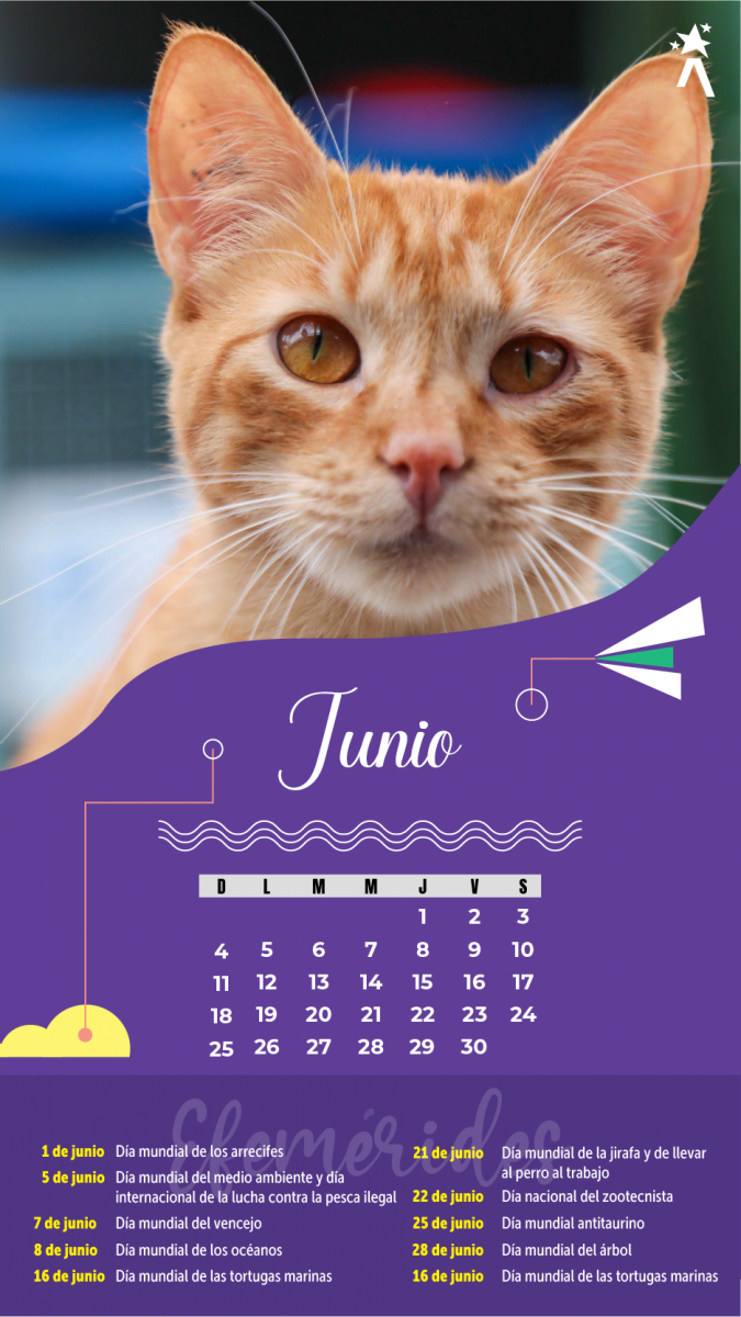 Calendario Junio 2023
